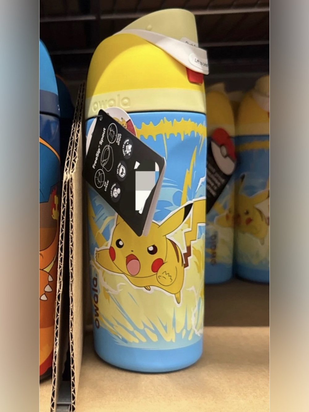 POKÉMON x OWALA FreeSip 16 oz Pikachu I Choose You Stainless Steel Water Bottle